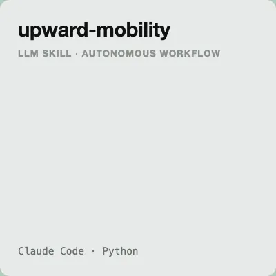 The upward-mobility project card