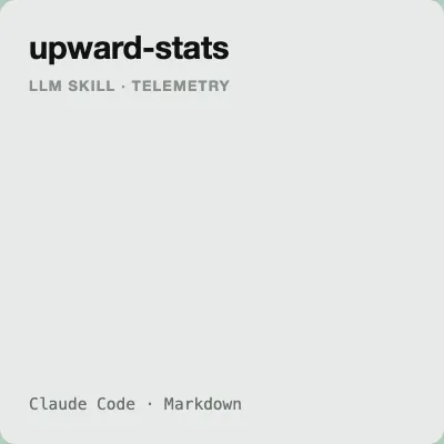 The upward-stats project card